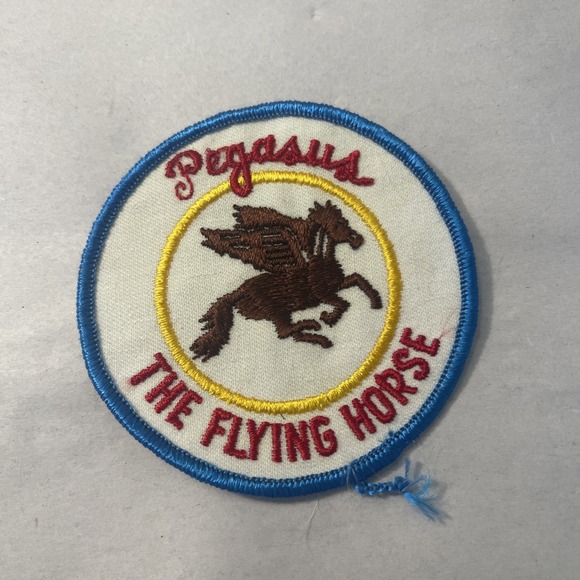 Other - Vintage Pegasus The Flying Horse Embroidered Round Patch